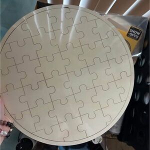 Round Puzzle Template